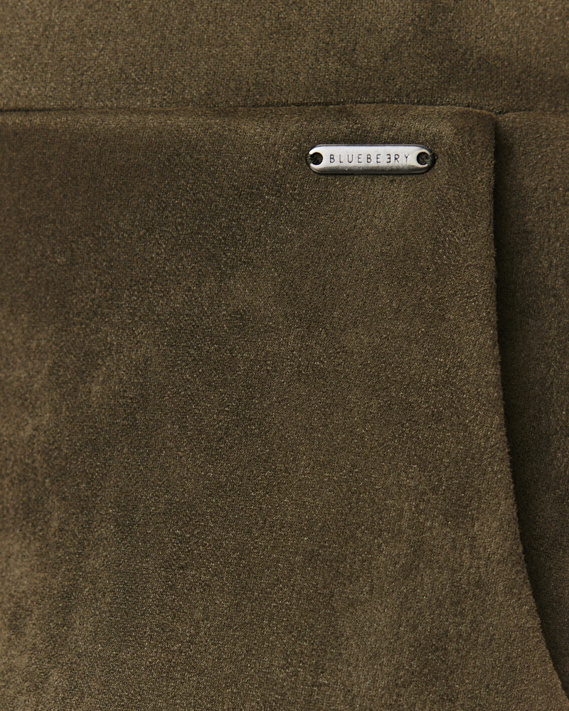 Veloursleder-Imitat-Hose N von BLUEBEERY
