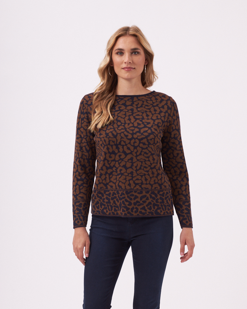 LOCKERER JACQUARD-PULLI