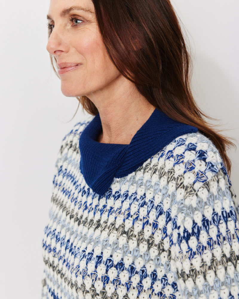 Multicolor Grobstrick-Pulli von SER