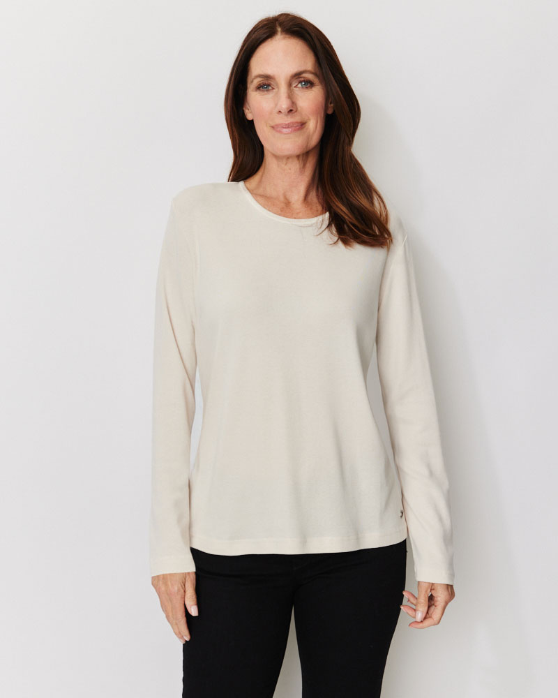 Shirt aus Rippware von NAVIGAZIONE