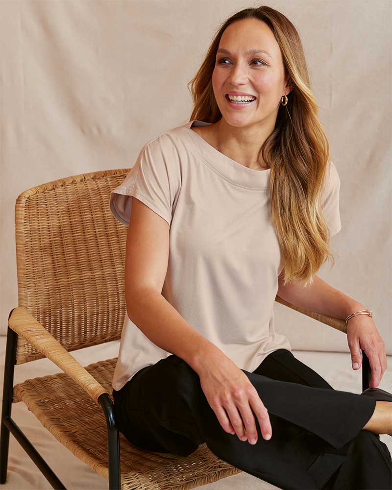 KNITTERARME ANZUGHOSE N