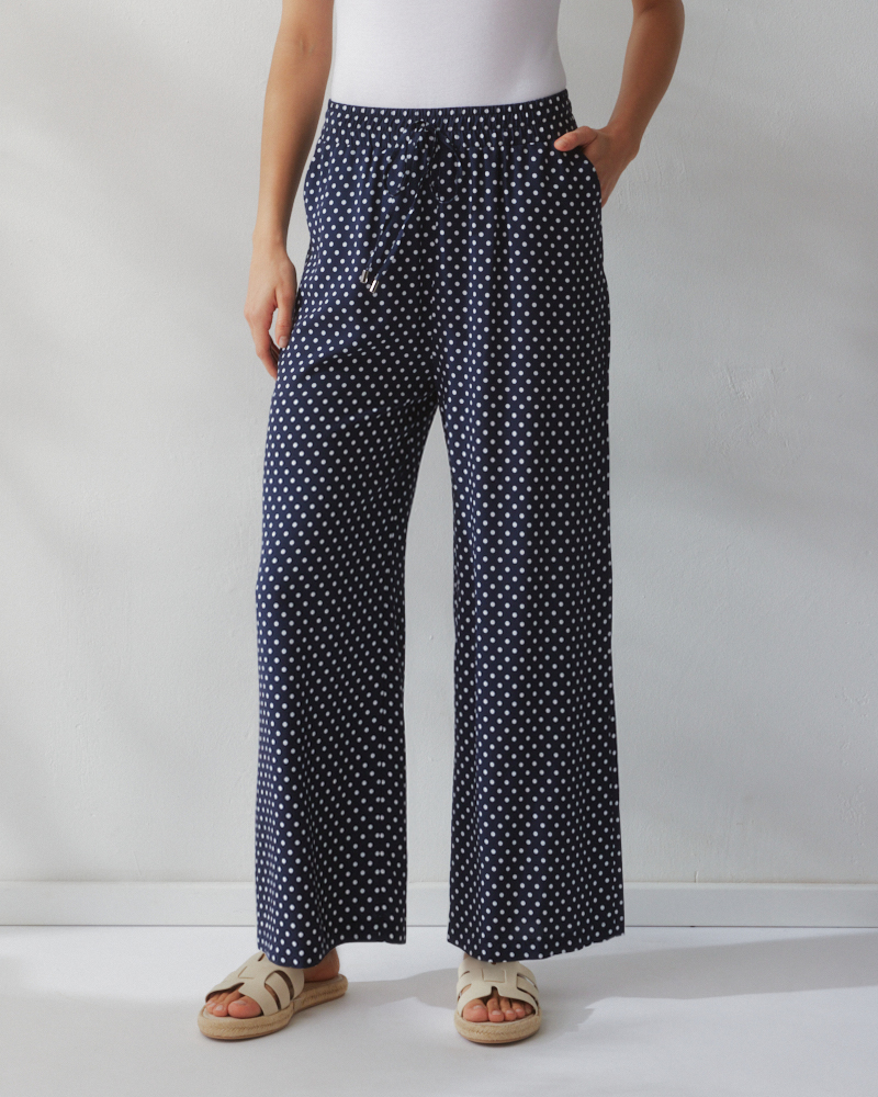 PALAZZOHOSE N MIT PUNKTEN