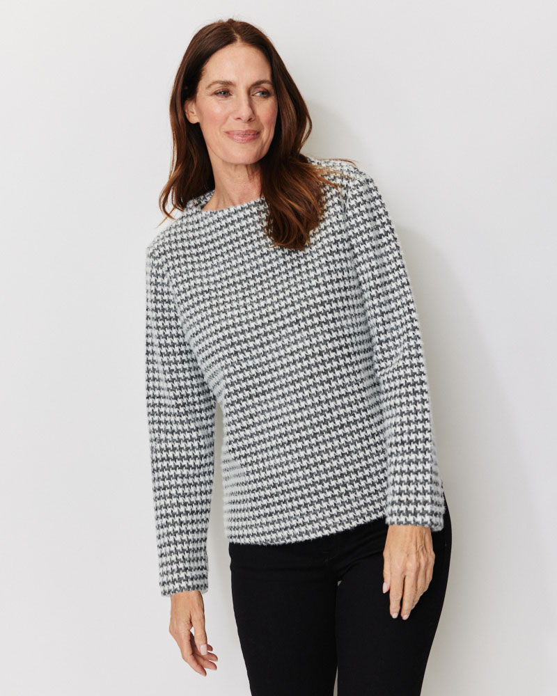 Pulli im Pepitamuster von LAS AMAS