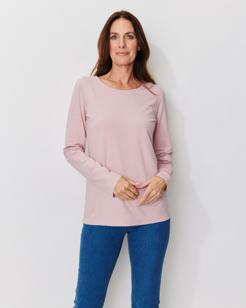 Basic-Rundhalsshirt